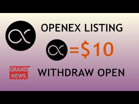 🎉 Great Update 🎉 OPENEX TOKEN OFFICIAL LISTING || OPENEX TOKEN WITHDRAWAL || 1 OEX = $10