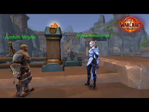 The Isle of Dorn Story | Dialogues Alleria Anudin  | WoW The War Within