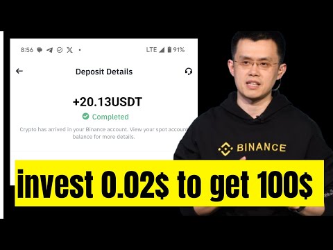 BINANCE users ONLY; INVEST 0.02$ TO GET 100$  | MAKE MONEY ONLINE #freeusdt