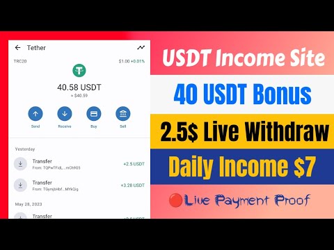 New Best Earning Site 2023 | Usdt Mining Site | Investment Site | Mall Income App