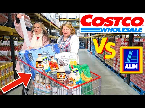 COSTCO vs ALDI price comparison IS COSTCO ACTUALLY CHEAPER? food haul