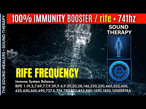 10 hrs - 𝟕𝟒𝟏 𝐇𝐳 I Powerful Immune System Booster I Dissolve Cellular Toxicity Binaural Sound Therapy