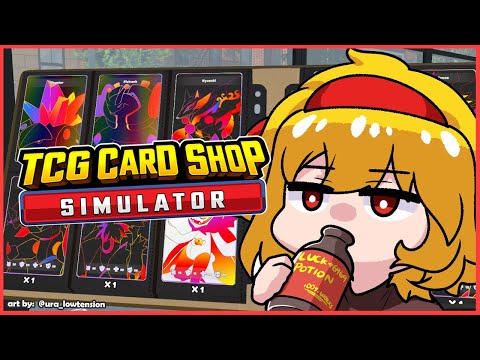 【TCG Card Shop Simulator】renovating shop and opening some packs【Kaela Kovalskia / hololiveID】