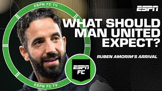 What are Ruben Amorim’s EXPECTATIONS following his arrival at Manchester United? 😬 | ESPN FC