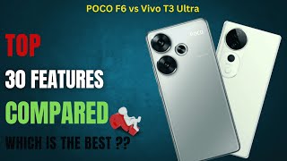 vivo T3 Ultra or POCO F6: Which Smartphone Delivers Better Performance? #SmartphoneBattle