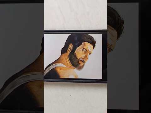 Cavillerine drawing (henry cavill) #sketch #art #marvel #ytshots #shorts #drawing #wolverine