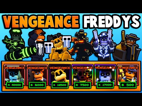 I Used VENGEANCE FREDDY UNITS ONLY... (Five Nights TD)