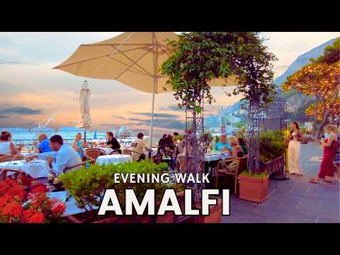 4K Amalfi Italy 4K Walking Tour 🇮🇹 Amalfi Coast Italy