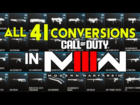 All 41 Conversion Kits in CoD MW3 RANKED (+ Best Class Setups)