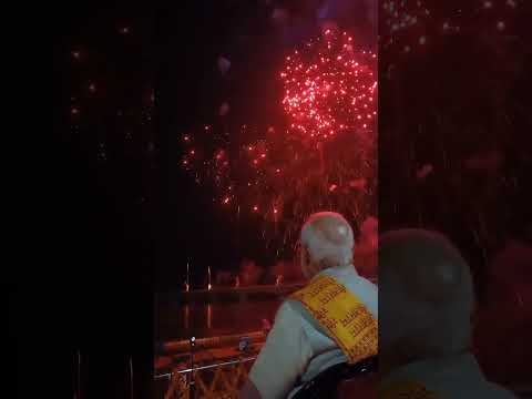 Ayodhya Deepotsav: Spectacular fireworks on the banks of Saryu River in Ayodhya, Uttar Pradesh