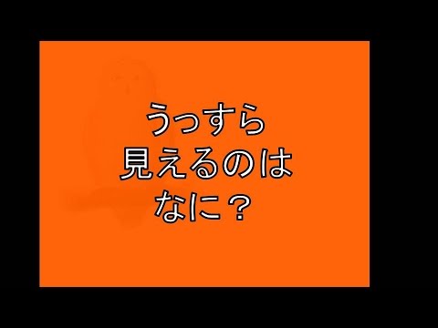 【正解率１０％】あなたは見えますか？うっすらと見える絵が何かを当ててください【視覚テスト】