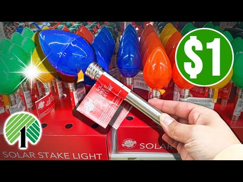 Brilliant Christmas DIYS using $1 Solar Lights from Dollar Tree