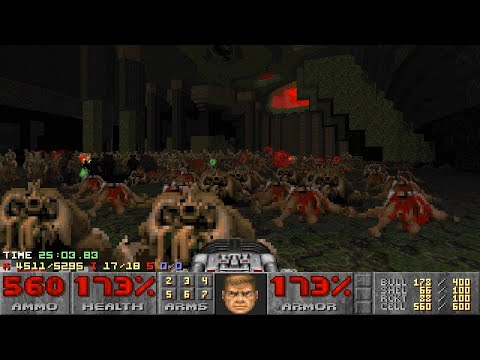 Doom II: Sunder - Map 11 (The Furnace) UV-Max in 31:22