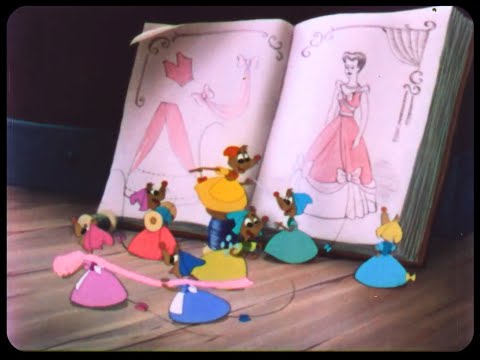 Cinderella (1950) - Little Dressmakers / The Work Song | 16 mm