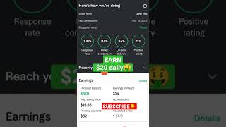 EARN $20 DAILY | EARN MONEY ONLINE 2022 #shorts #makemoneyonline