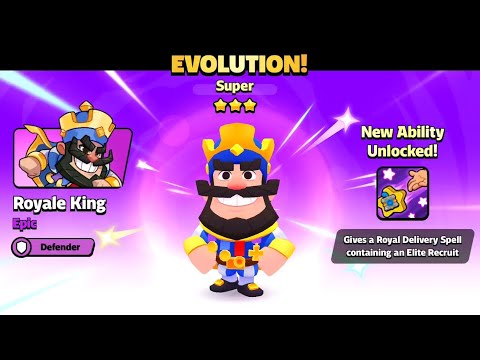 Squad Busters Royale King 3 Star Evolution