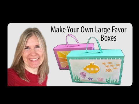 Make Your Own Large Favor Boxes