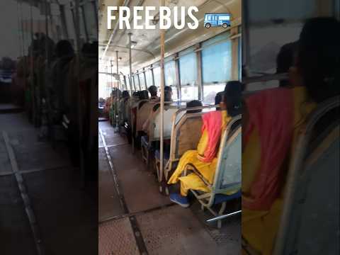 Tamilnadu free bus dancing 💃 ride #freebies #tamilnadu #girls #dancereels #bus