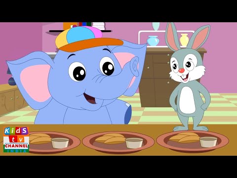 Hathi Raja Cartoon, हाथी राजा, Hindi Rhyme for Kids