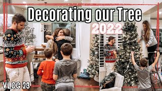 VLOG 23 - DECORATING our CHRISTMAS TREE 2022 🎄 Making Holiday Memories 🥰