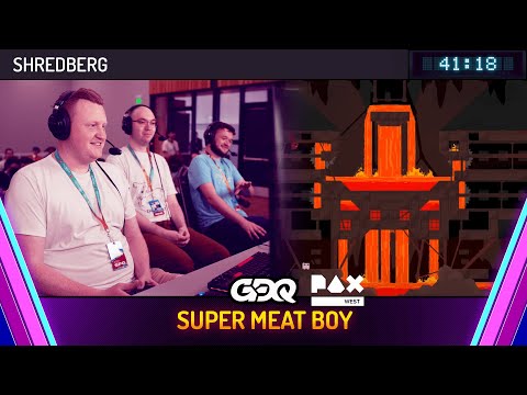 Super Meat Boy by shredberg in 41:18 - GDQ @ PAX West 2024