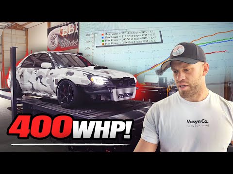 THE BUILT STI HITS THE DYNO! (SHE MADE MORE THAN I EXPECTED)