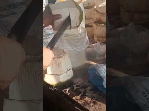 Refreshing coconut water pH street food #satisfying #streetfood #youtubeshorts @GatchieJr33