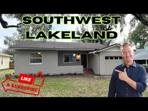 Southwest Lakeland Home on a beautiful street!