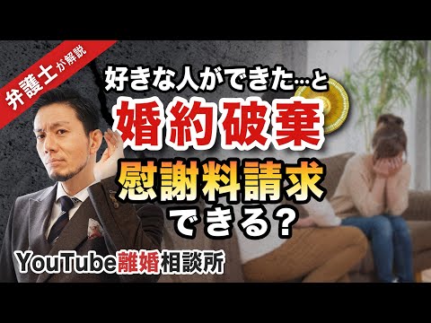 【婚約破棄　慰謝料】弁護士が解説！婚約破棄されたら、慰謝料請求できる？【弁護士飛渡（ひど）】