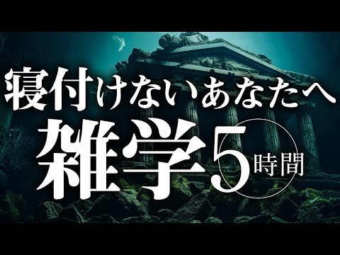 【睡眠導入】寝付けないあなたへ雑学5時間【合成音声】