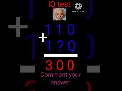 IQ test || #math #quizgame #quiz #mathematics #gkquestion