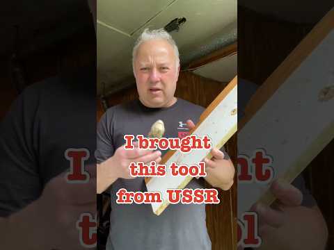 I brought this tool from USSR #crazyrussiandad #ussr #sovietunion #tools #awl #шило #russia #family