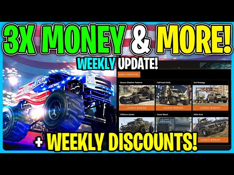 GTA Online WEEKLY UPDATE 3X Money & More!