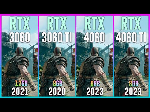 RTX 3060 vs RTX 3060 TI vs RTX 4060 vs RTX 4060 TI - Test in 25 Games