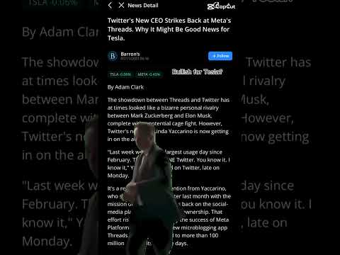 Will Elon prioritize Tesla, even with Meta’s new app “Threads?” 🤔 #elonmuskfan #threadsvstwitter