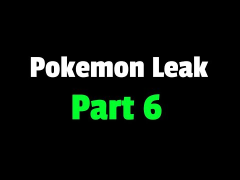 The Gamefreak Pokemon Leak - Part 6 (early mega evolution)