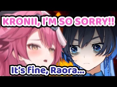 Raora Could NOT Stop Burning EVERYTHING by Accident and Kronii Couldn't Do Anything About It