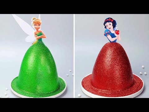 👑Cutest Princess Cakes Ever 👑 Tsunami Cake | Fancy Pull Me Up Cake Decorating Idea