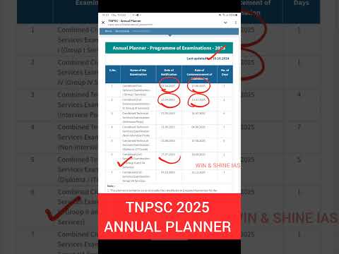 TNPSC 2025 ANNUAL PLANNER OFFICIAL வந்தாச்சு 🔥 #tnpsc2025 #tnpscshorts #tnpscgroup1 #tnpscgroup4