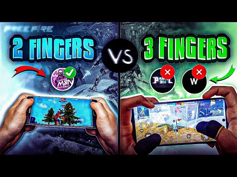 2 FINGER HUD VS 3 FINGER HUD  WHICH ONE IS BEST⚡(MOVMENT+HEADSHOT)😎 Best Custom Hud In FF | MALIK FF