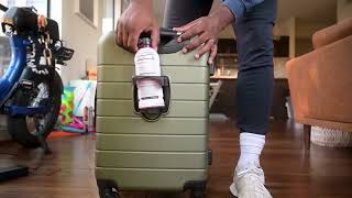 Wrangler Smart Luggage Set with Cup Holder and USB Port Review