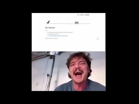 pedro pascal plays dinosaur game