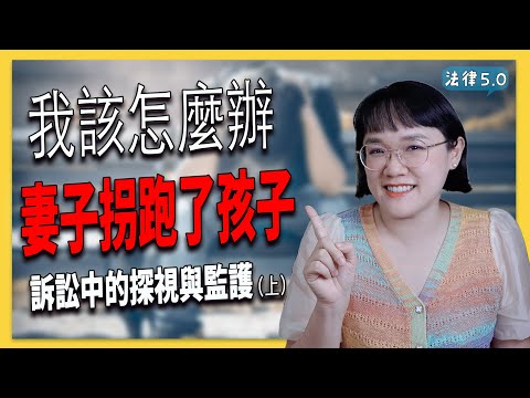 妻子拐跑了孩子，我該怎麼辦？！訴訟中的探視與監護(上集)！法律5.0－智博法律事務所謝智潔律師