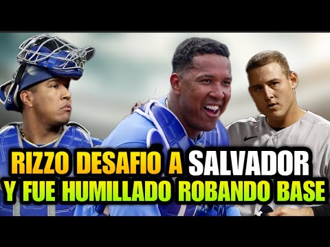 Anthony Rizzo desafió a Salvador Pérez y fue humillado, Kc Yankees MLB Baseball Sports