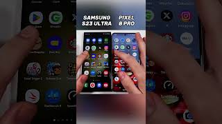 Samsung S23 Ultra vs Pixel 8 Pro ⚡ Test Results! 📊 #shorts