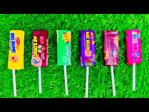 Some popular Candies in the World | New Milk Bottle | mini Cooking | Ice Cream Pop It | Asmr