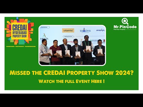 CREDAI Property Show Hyderabad 2024 | HITEX EXHIBITION CENTRE | MrPinCode.in