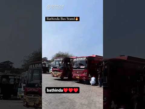 Bathinda bus stand 🥀🥀 amazing bus shorts 🥀🥀 buses of Bathinda 🥀🥀 #trending #bus #travel #shorts #bob