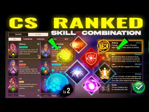 CS rank combination 2024 | Best character combination in Free Fire