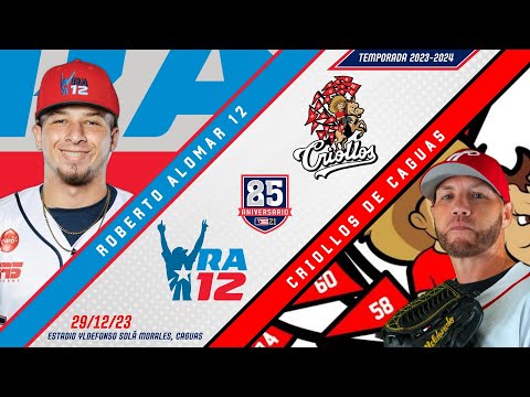 🎥Liga de Béisbol Profesional Roberto Clemente🇵🇷: RA12 🆚 Criollos de Caguas⚾️